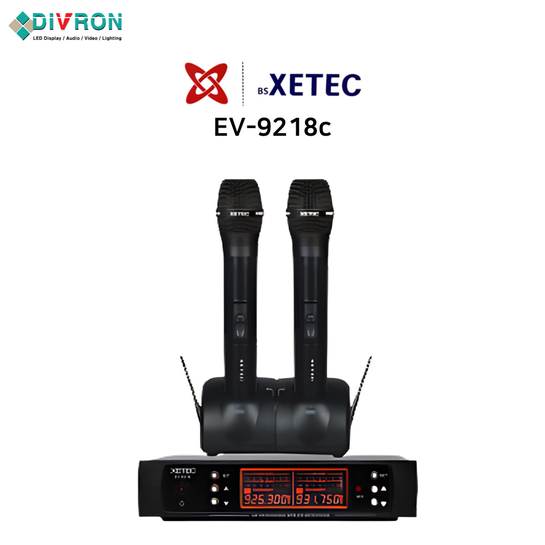 EV-9218c 교회용 강의용 2025년형 충전식 무선마이크 (듀얼충전)