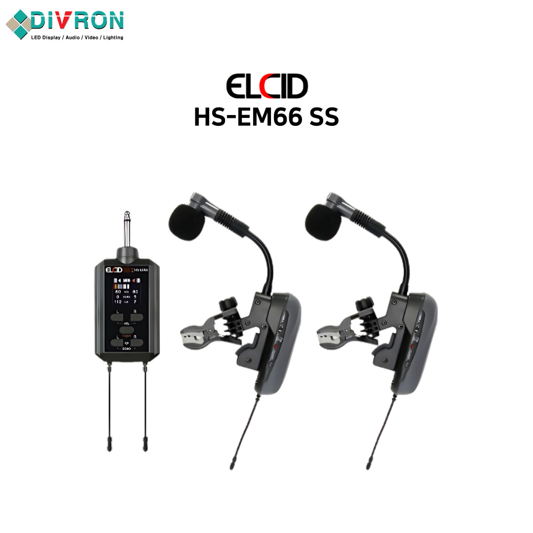 힐링사운드 에코 무선마이크 HS-EM66 SS(색소폰+색소폰) 2채널